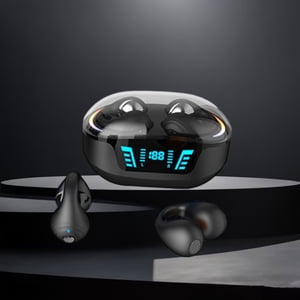Wireless Earbuds Bluetooth Wireless Ear Clip Skeleton Conductive Earphones, Bluetooth 5.3 Waterproof Open Ear Earphones, Suitable for Running, Sports, Cycling, and Driving Bluetooth Earbuds Wireless