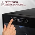 thumbnail image 4 of Schmecke 12 Bottle Compressor Wine Cooler Refrigerator - Black, 4 of 8
