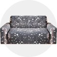 thumbnail image 1 of Sofa Covers Stretch Slipcovers Couch Cover Furniture Protector 4 seat, Dark Grey, 1 of 7