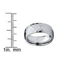 thumbnail image 4 of 8MM Men's Multi-faceted Tungsten Carbide Ring size 11.5, 4 of 4