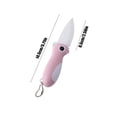 thumbnail image 3 of Pink Foldable Ceramic Knife Convenient To Carry Innovative And Sharp Blades For Easy Cutting Of Vegetables Great For Home And Outdoor, 3 of 6