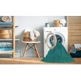 thumbnail image 2 of Ahgly Company Tapis d'Intérieur Lavable en Machine Carré Transitionnel Vert Cyan Foncé, 4 Pieds Carré, 2 of 7