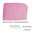 thumbnail image 3 of Dvkptbk Four-Sided Mosquito Net Outdoor Mosquito Net Home Mosquito Net Bed Cover Mosquito Net Curtain Bed Cover Mosquito Net Set Mesh Curtain home decor, 3 of 6