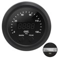 thumbnail image 3 of Oil Pressure Gauge, 2-1/16In 52Mm 150Psi Fuel Pressure Meter White Background  For Fuel System For Car Or Truck Modification, 3 of 8