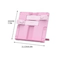 thumbnail image 2 of JWshufel Children's Multifunctional Desktop Reading Shelf Foldable Sturdy ABS Material Suit for Home School Office Library Use with Round Edges Safe for Kids Books Photos Recipes, 2 of 2