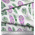 thumbnail image 3 of Soimoi Cotton Duck Fabric feather African Decor Fabric Printed Yard 42 Inch Wide, 3 of 4