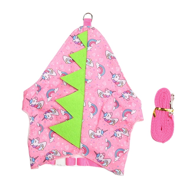 Ferret Clothes, Wide Application Eye Catching Dinosaur Style Bunny Clothes Soft Breathable Polyester Lint For Pet S,M