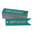 thumbnail image 1 of Inkdotpot Rose Gold Foil Paper Hang Tags Happy Holiday Favor Tags 100 Pieces, 1 of 6