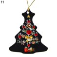 thumbnail image 2 of Hanging Pendant Christmas Series Pattern Weather Resistant Wood Door Decorating Sign Kids Gift, 2 of 9