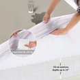 thumbnail image 4 of Unique Bargains All Around Waterproof Mattress Protector Breathable and Comfortable Bed Cover Gray 80x60 Inch, Microfiber Polyester, 4 of 10