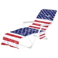 thumbnail image 2 of LSLJS Beach Chair Cover with Side Pockets, Microfiber Chaise Lounge Chair Towel Cover for Sun Lounger Pool Sunbathing Garden Beach Hotel, Easy To Carry Around, 2 of 6