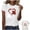 #01 White, variant on Amzcrzy Maple Leaf T Shirts for Women Fahsion Crew Neck Short Sleeve Graphic Tees Casual Holiday Summer Tops S