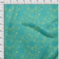 thumbnail image 4 of oneOone Viscose Chiffon Turquoise Green Fabric Abstracts Sewing Craft Projects Fabric Prints By Yard 42 Inch Wide, 4 of 5