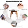 thumbnail image 4 of Costway Table de Massage Portable 84 Pieds'L Réglable Lit de Spa Facial Tatouage avec Étui de Transport Blanc, 4 of 10