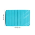 thumbnail image 4 of Iumwxz Bathroom Mat Carpet Bedroom Mat Non Slip Bathroom Foot Mat Bathroom Quilted Absorbent Floor Mat Easy To Wash and Dry 40x60cm Floor Mat Bathroom Rug Blue Polyester, 4 of 7