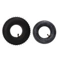 thumbnail image 2 of Pneumatic Tire, Inflatable Tyre No Leakage Non Slip Rubber With Curved Nozzle For Lawn Mowers, 2 of 8
