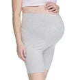 thumbnail image 2 of Paisley Sky Maternity Biker Short, 2 of 6