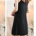 thumbnail image 4 of ShomPort Chemises de Nuit de Détente pour Femmes, Douces, Rembourrées, à Bretelles Spaghetti, Robe de Nuit d'Été Confortable, 4 of 4