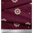 thumbnail image 2 of Soimoi polyester Crepe Fabric Artistic Floral Printed Craft Fabric by the Yard 52 Inch Wide, 2 of 3
