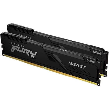 Kingston Fury Beast  16Go Kit (2x8Go) 3200Mhz DDR4 CL16 UDIMM Memory Gamer for PC (KF432C16BBK2/16)