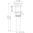 thumbnail image 4 of American Imaginations AI-29490 1 Hole CUPC Approved Lead Free Brass Faucet Set In Black Color - Drain Incl., 4 of 5