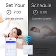 thumbnail image 2 of Mistaha Curtain Switch Smart Wifi Remote Garage Doors Control Touched Switch Curtain Motor Blind Roller Shutter Timing Night Morning Bed Voice Control Electric Switch Phone Compatible with, 2 of 8