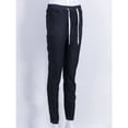 thumbnail image 3 of Womens Elastic Waist Pencil Stretch Denim Skinny Drawstring Jeans Pants Trousers, 3 of 5