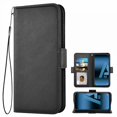 thumbnail image 1 of Samsung Galaxy A40 Case, Mobile Phone Leather Sleeve PU Leather Cover Wallet Cell Phone Case Cover Compatible for Samsung Galaxy A40 Leather Case - Black, 1 of 7