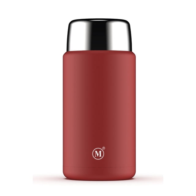 Pot Alimentaire en Acier Inoxydable à Isolation sous Vide - 750 ml - Noir