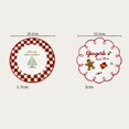 thumbnail image 3 of Christmas Ceramic Tableware Set – Santa, Christmas Tree, Gingerbread Man Plate, Water Cup & Coffee Mug for Festive Dining,1pc  Gingerbread Man Plate, 3 of 6