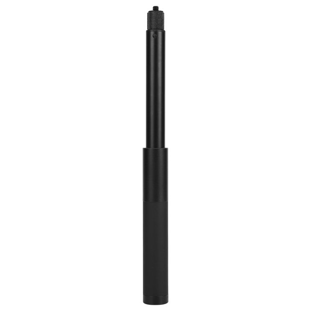 Selfie Stick, Selfie Pole High Strength Comfortable Grip Telescopic Black for Insta 360 One R Sports Motion Camera