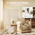 thumbnail image 4 of HOMCOM 56.9" 3 Panel Room Divider with Pegboard Display for Indoor White, 4 of 10
