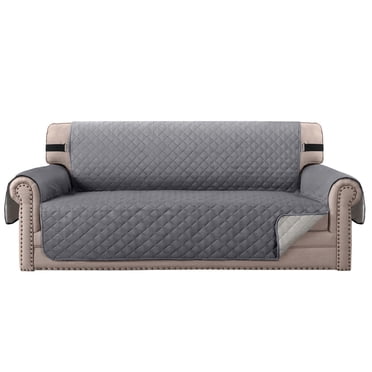 Meitianfacai Housse de Sofa pour Canapé à 3 Coussins Polyester 117x76 Pouces Intérieur Antidérapante Housses de Sofa Super Douces et Confortables Coussin de Siège Conviennent aux Animaux Chiens