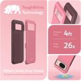 thumbnail image 4 of TUDIA MergeGrip Google Pixel 8 Étui Testé au Goutte Double Couche Robuste et Résistant - Rose Fumé, 4 of 7
