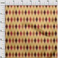 thumbnail image 2 of oneOone Viscose Chiffon Fabric Argyle Ikat Decor Fabric Printed BTY 42 Inch Wide, 2 of 4