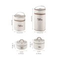 thumbnail image 2 of CHOK Portable Insulated Lunch Container Set Stackable Stainless Steel Food Container with Thermal Bag Leakproof for School Work Picnic Travel Warm Food Storage Box, 2 of 8