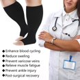 thumbnail image 5 of Manchons de Compression pour Mollets Larges pour Femmes Hommes Grande Taille Manchons de Compression pour Jambes 20-30mmHg Gradués Doux et Confortables, 5 of 5