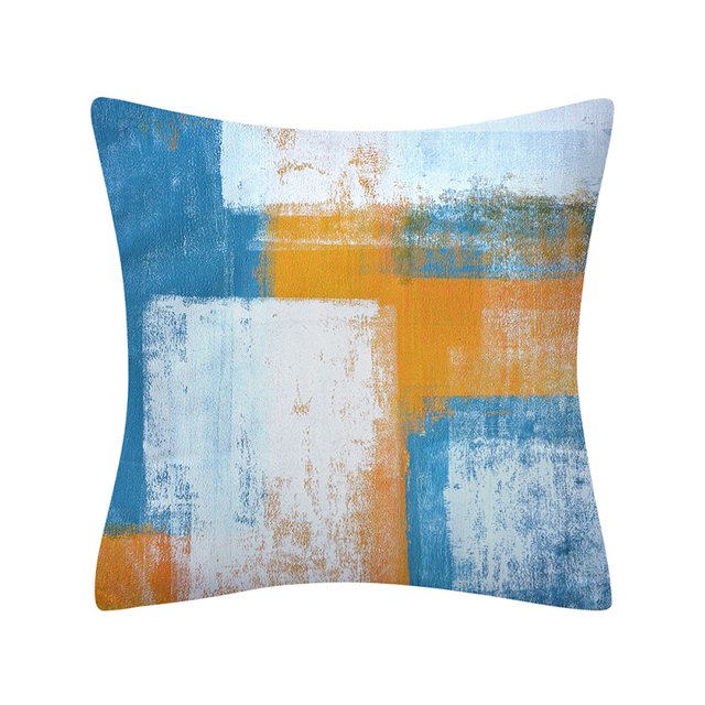 2 Pcs Abstract Pillowcase Throw Pillow Case Sofa Seater, 45*45cm #19