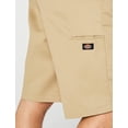 thumbnail image 4 of Dickies Mens 13 Loose Fit Multi-Use Pocket Work Shorts, 32, Khaki, 4 of 6