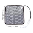 thumbnail image 3 of Staron 18x18" Heated Dog Bed, Heated Dog Cat Bed Indoor Pet Heating Pad Heated Blanket for Dogs, 3 of 7