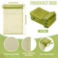 thumbnail image 4 of 100 Pcs Sacs de Protection pour Fruits, Sacs en Filet de Jardin en Organza à Maille Fine avec Cordon, Sac à Fruits en Maille Respirant et Réutilisable, 4 of 10