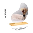 thumbnail image 3 of CEHVOM Fashion Irregular Acrylic Mirror Desktop Desktop Makeup Mirror Clearance, 3 of 6