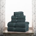 thumbnail image 2 of 900GSM Egyptian Cotton 6-Piece Towel Set  Teal, 2 of 5