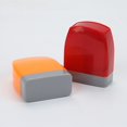 thumbnail image 4 of Clearance! Delayuji Home Decor Patikil Notice Stamp Self Inking Red Ink Pre Inked Message Stamp Refillable Business Stamp One Size Orange, 4 of 7
