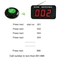 thumbnail image 3 of Wireless Take A Number System Simple Queue Management System with 3 Digits Display and Call Button Ycall, 3 of 4
