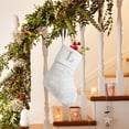 thumbnail image 1 of Aodebiao Personalized Christmas Stocking Embroidered Letter Holiday Sock Fireplace Mantel Decor Gift for Family Festive Home Celebration, 1 of 6