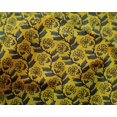 thumbnail image 4 of oneOone Silk Tabby Fabric Leaves & Floral Block Printed Craft Fabric BTY 42 Inch Wide, 4 of 4