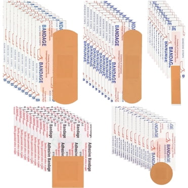 Woeilo 720 Pcs Variety Bandages Pack Assorted Sizes Fingertip Bandages Waterproof Bandages Breathable Adhesive Bandages Bulk for First Aid Wound Care Scrapes Blister (Round)