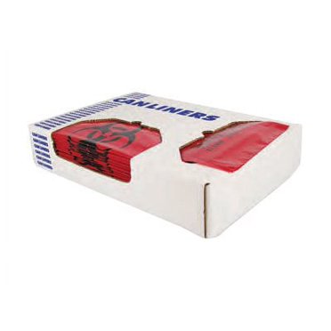 Heritage Bag HERA6043PR 1.3 Mil Color-Coded Can Liner, Red