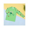 thumbnail image 2 of Yeahdor Boys 2 Piece Swimsuit Long Sleeve Rash Guard Shirts Top with Swim Pants Set UV Protection Green 16, 2 of 7